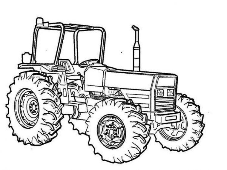 Coloriage Tracteur – Greatestcoloringbook dedans Coloriage Fendt