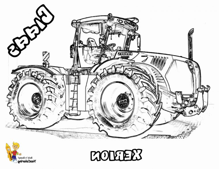 Coloriage Tracteur – Greatestcoloringbook tout Dessin A Imprimer De Tracteur