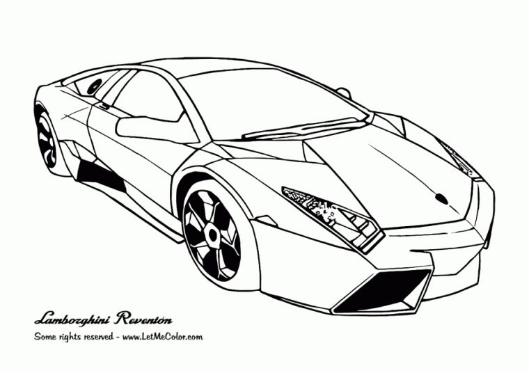 Coloriage Voiture Sport / Tuning #146958 (Transport avec Coloriage De Voiture De Sport