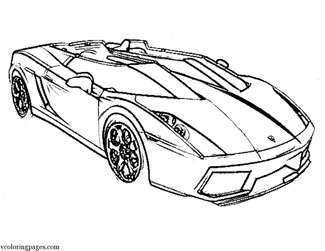 Coloriage Voiture Sport / Tuning #146970 (Transport avec Coloriage De Voiture De Sport