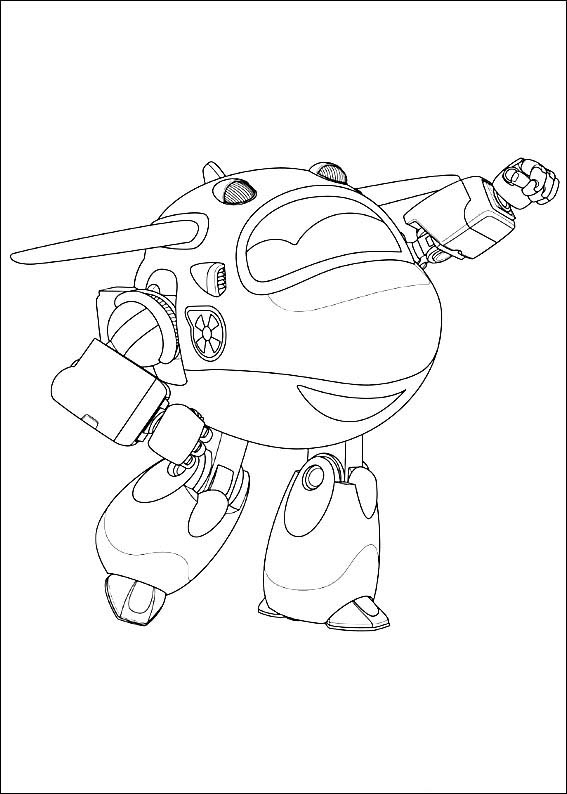 Coloriages À Imprimer Super Wings 1 dedans Coloriage Super Wings Donnie