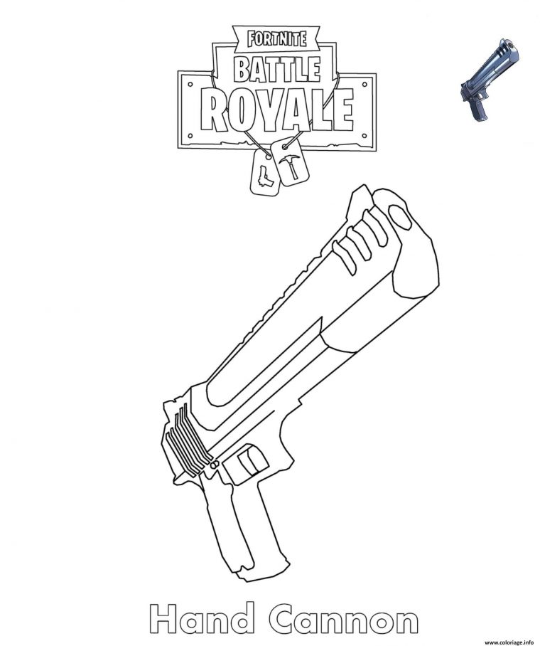 Coloriages Et Dessins Fortnite : Armes Du Jeu – Breakflip serapportantà Fusil Coloriage