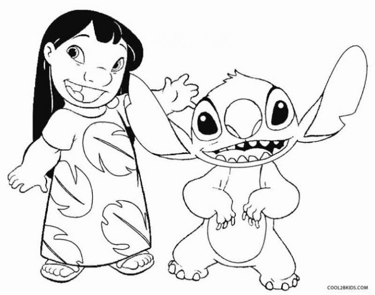 Coloriages – Lilo Et Stitch – Coloriages Gratuits À Imprimer destiné Coloriage Stitch