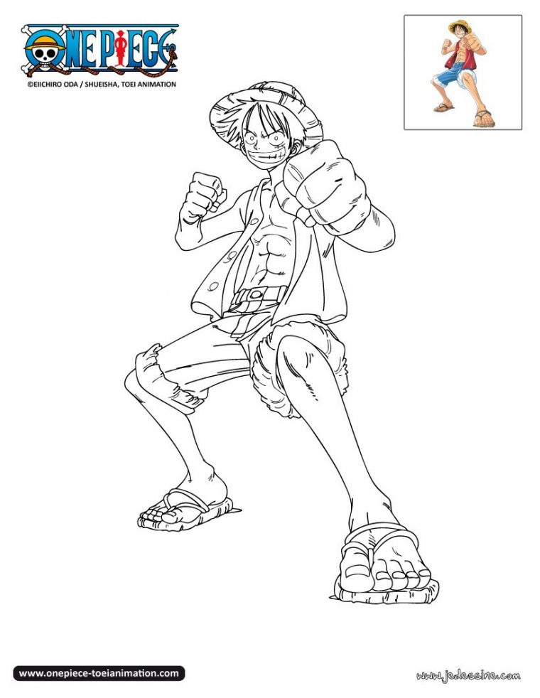 Coloriages Luffy À Colorier – Fr.hellokids destiné One Piece A Colorier