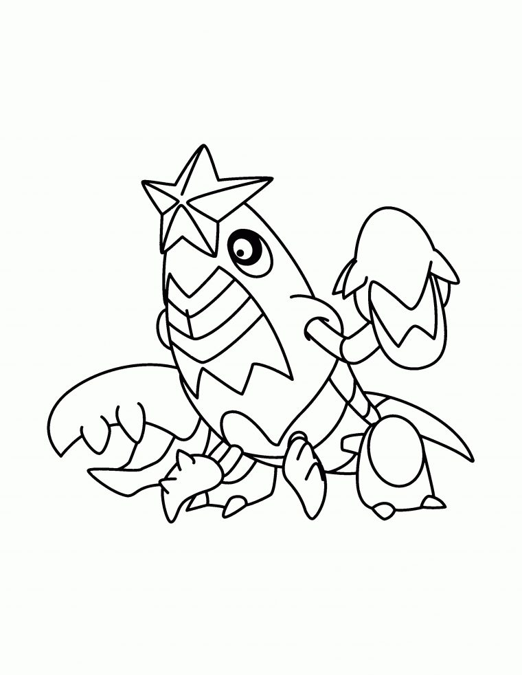 Coloring Page – Pokemon Advanced Coloring Pages 231 à Coloriage Pokémon