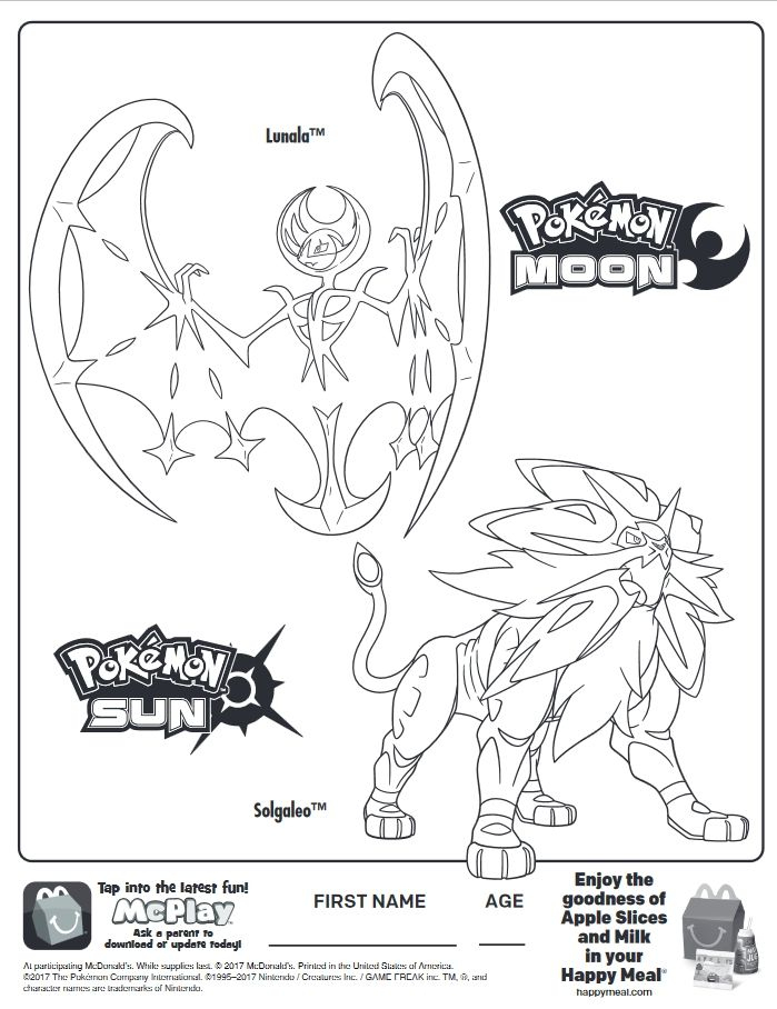 Coloring Pages Pokemon Sun And Moon Lunla – Coloring Pages pour Coloriage Lunala