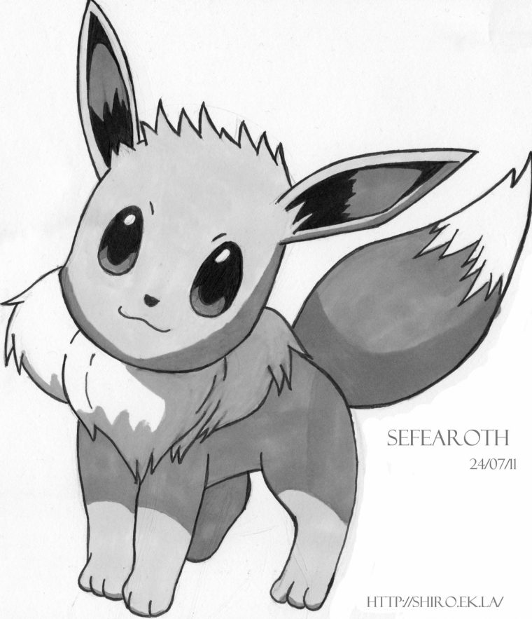 Comment Dessiner Evoli – Les Dessins Et Coloriage à Comment Dessiner Un Pokémon