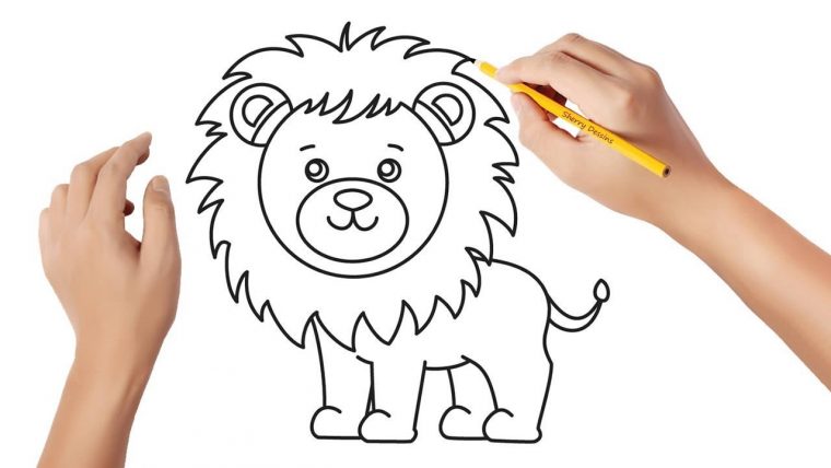 Comment Dessiner Un Lion – à Dessiner Un Lion Facile