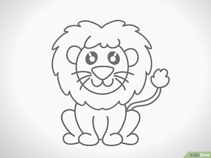 Comment Dessiner Un Lion (Avec Images) – Wikihow serapportantà Dessiner Un Lion Facile