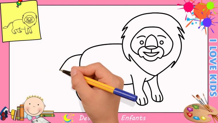 Comment Dessiner Un Lion Facilement Etape Par Etape Pour avec Comment Dessiner Un Avion Facilement