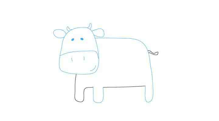 Comment Dessiner Une Vache – Dessein De Dessin tout Dessin De Chèvre Facile