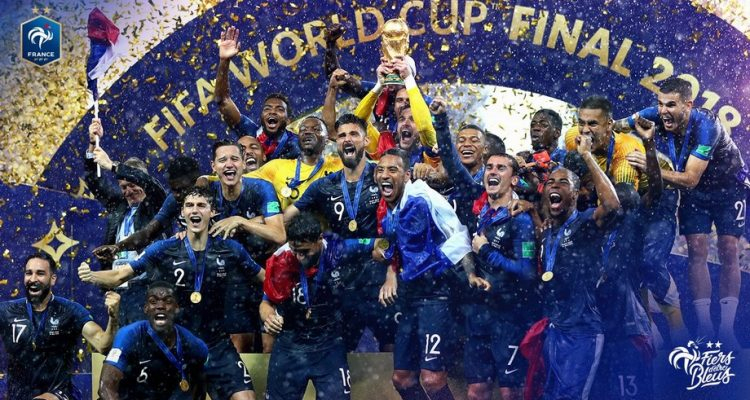 Coupe Du Monde 2018 : La France Est Championne Du Monde encequiconcerne Coloriage Coupe Du Monde 2018 France