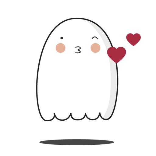 Cute Ghost Emojis By Liam Smith avec Fantome Kawaii