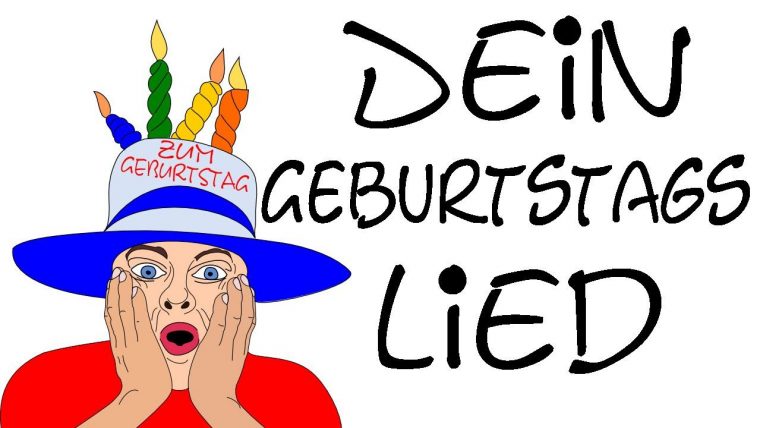 Dein Geburtstagslied Lustig Deutsch – Happy Birthday Song tout Geburtstagslied Kind