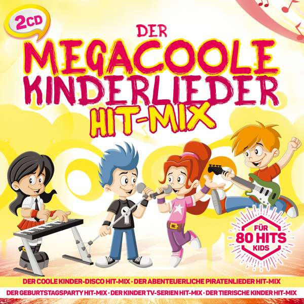 Der Megacoole Kinderlieder Hit-Mix (2 Cds) – Jpc destiné Lustige Kinderlieder