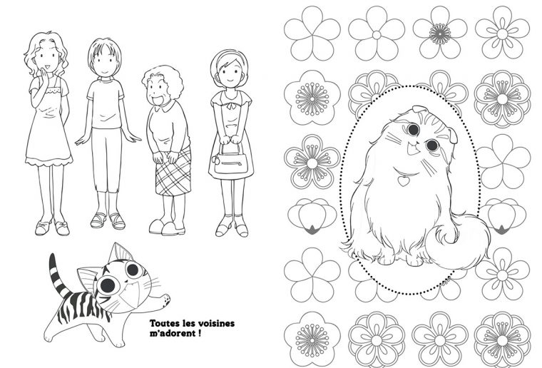 Des Cahiers D'Activités Pour Chi – Une Vie De Chat, 12 Mai tout Coloriage Chi