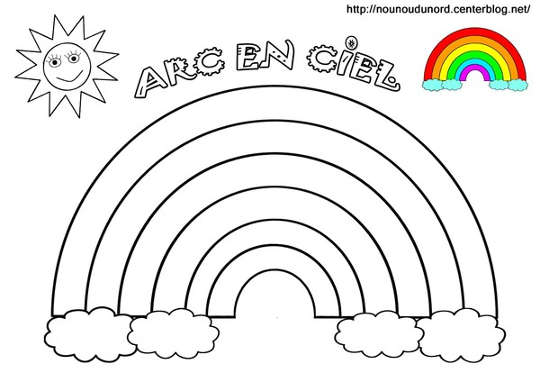 Dessin À Colorier Arc En Ciel Le Plus Beau Poisson Des Océans à Coloriage Poisson Arc En Ciel