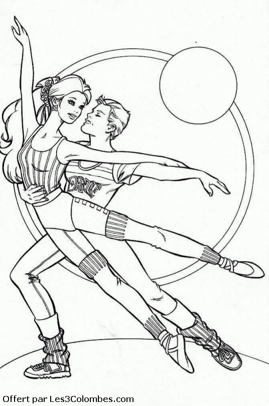 Dessin À Imprimer Danseuse Classique concernant Coloriage Danse Classique