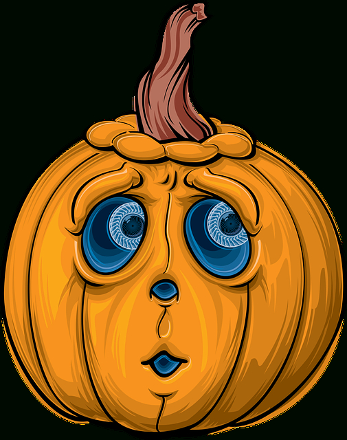 Dessin Animé Halloween Citrouille · Images Vectorielles à Dessin Citrouille D Halloween