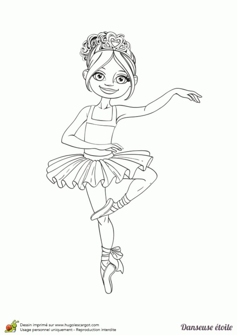 Dessin Ballerine Danseuse – Dessin Et Coloriage destiné Coloriage Danseuse Classique