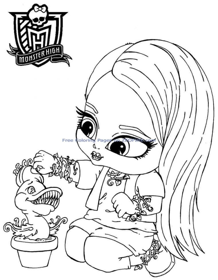 Dessin De Monster High À Imprimer->Dessin De Monster High tout Coloriage Baby Boss