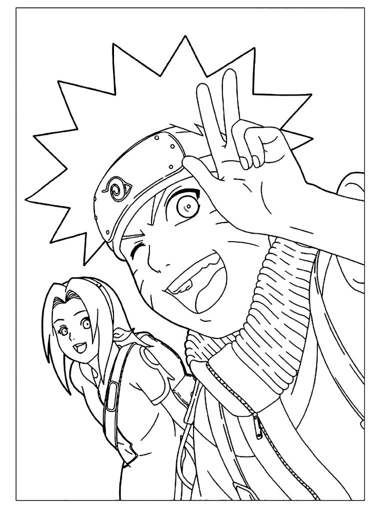 Dessin De Naruto – Greatestcoloringbook dedans Dessin A Colorier Sasuke