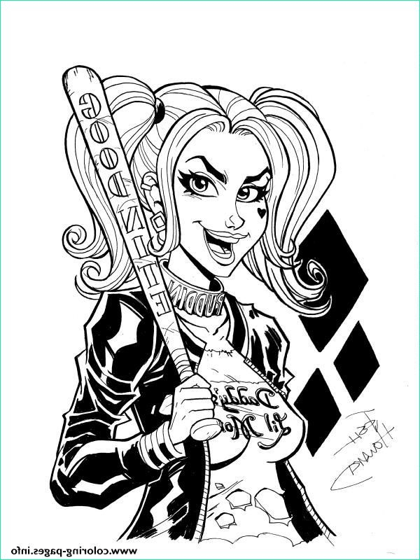 Dessin Harley Quinn A Colorier Bestof Photos Épinglé Sur intérieur Dessin A Imprimer Harley Quinn