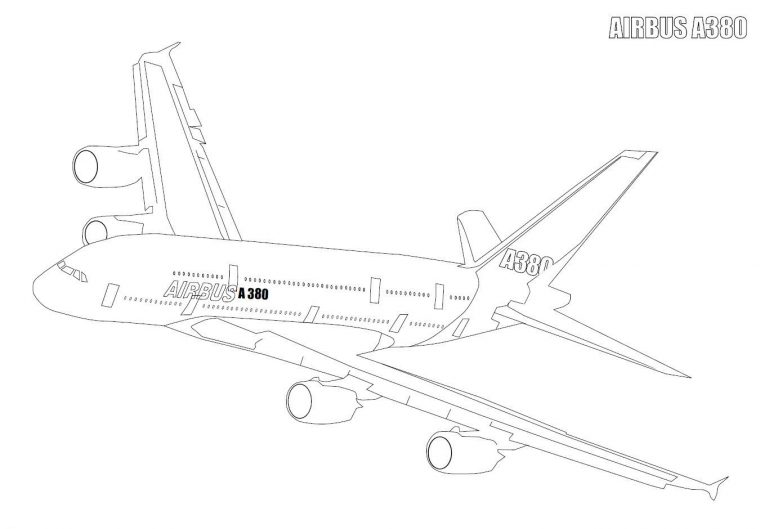 Dessin Kawaii: Coloriage A Imprimer Avion De Ligne concernant Dessin Avion Kawaii