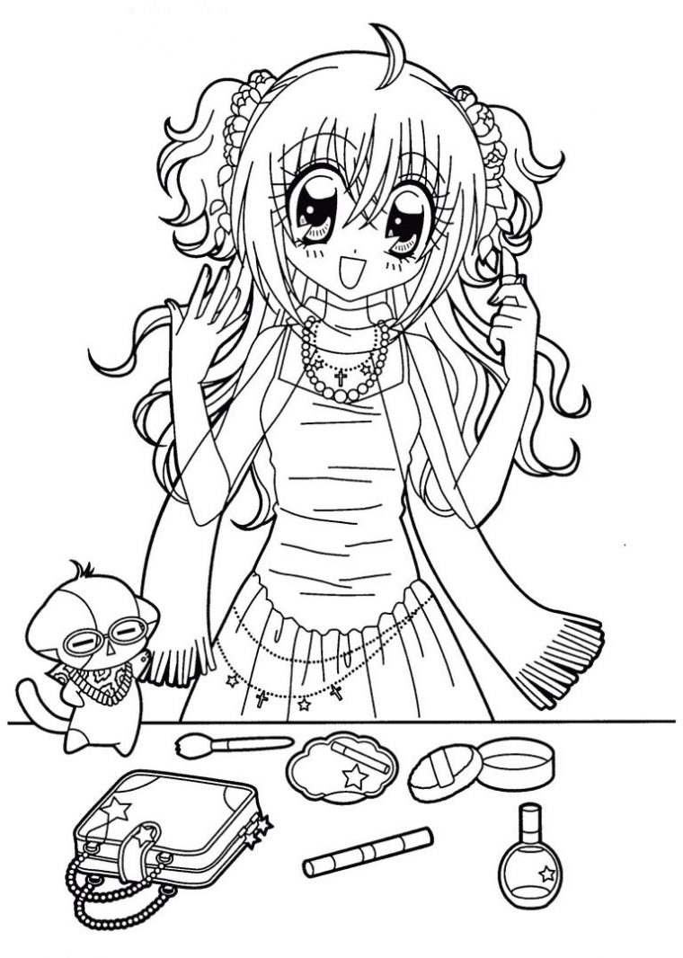 Dessin Kawaii Manga Cool Photographie Dessin De Mandala serapportantà Coloriage Kawaii Manga