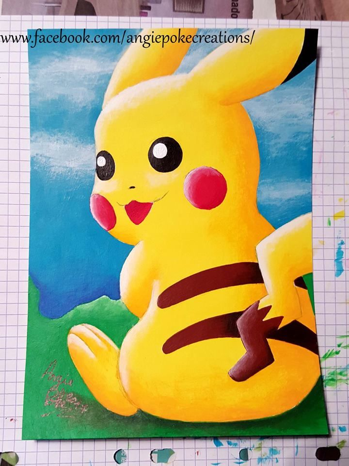 Dessin Pokemon Peinture Pikachu tout Dessin Pokemon En Couleur Pikachu