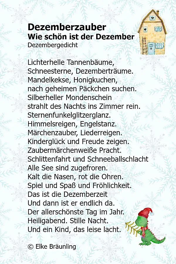 Adventsgedicht Für Kindergartenkinder - GreatestColoringBook.com