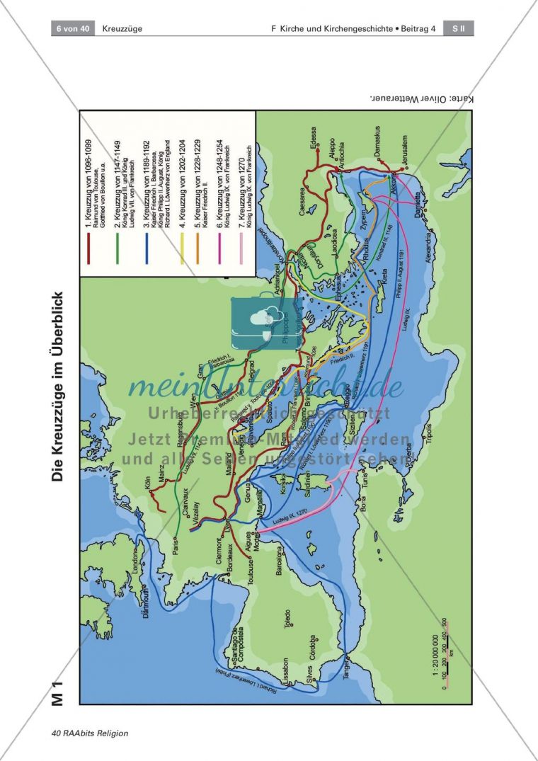Die Entstehung Der Kreuzzugbewegung – Meinunterricht intérieur Entstehung Der Weltreligionen