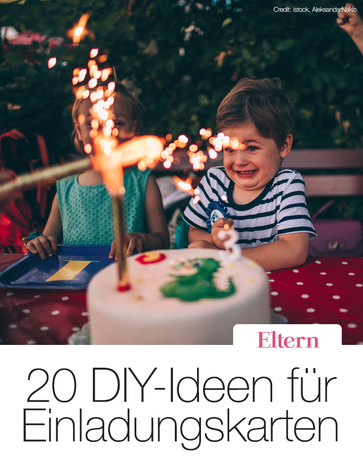 Diy: 20 Schöne Einladungen Für Den Kindergeburtstag avec Kinderspiele Zum Schulanfang