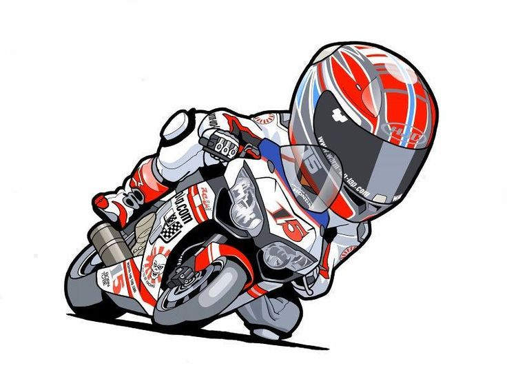 ปักพินในบอร์ด Varios concernant Caricature Moto Gp