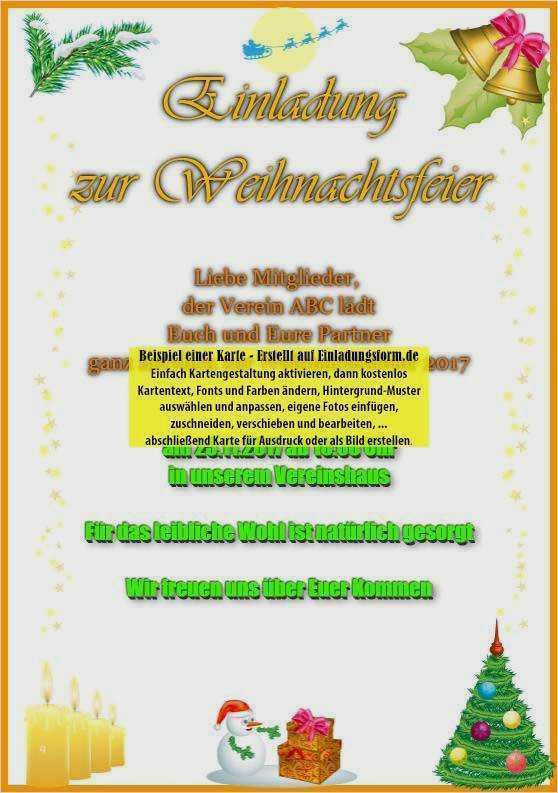 Einladung Weihnachtsfeier Vorlage Word Kostenlos tout Einladung Weihnachtsfeier Vorlage Word