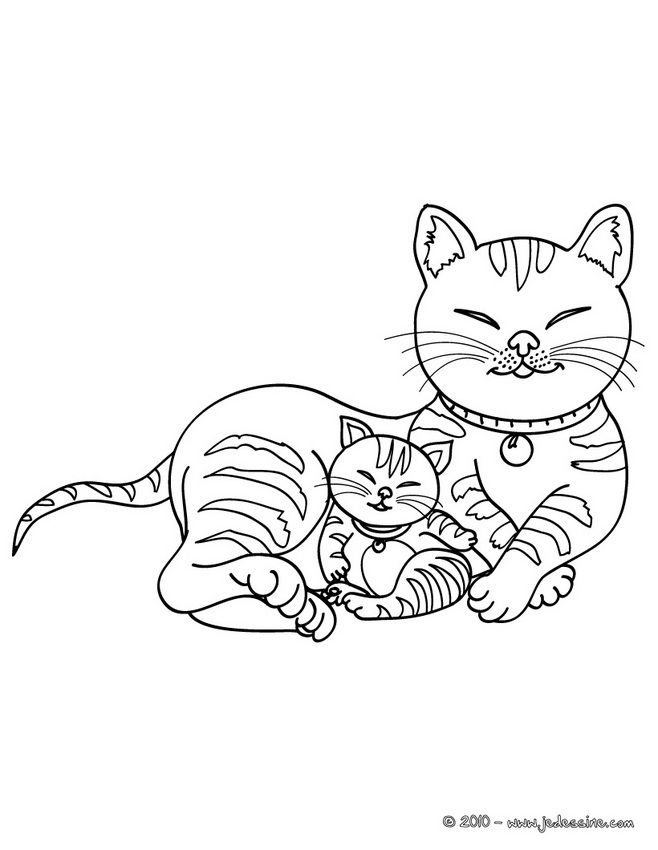 Épinglé Sur Coloriage Enfants concernant Coloriage Chiot Et Chaton