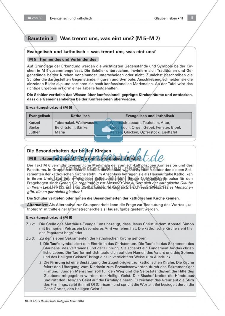 Evangelisch Und Katholisch – Trennendes Und Verbindendes intérieur Gemeinsamkeiten Katholisch Evangelisch