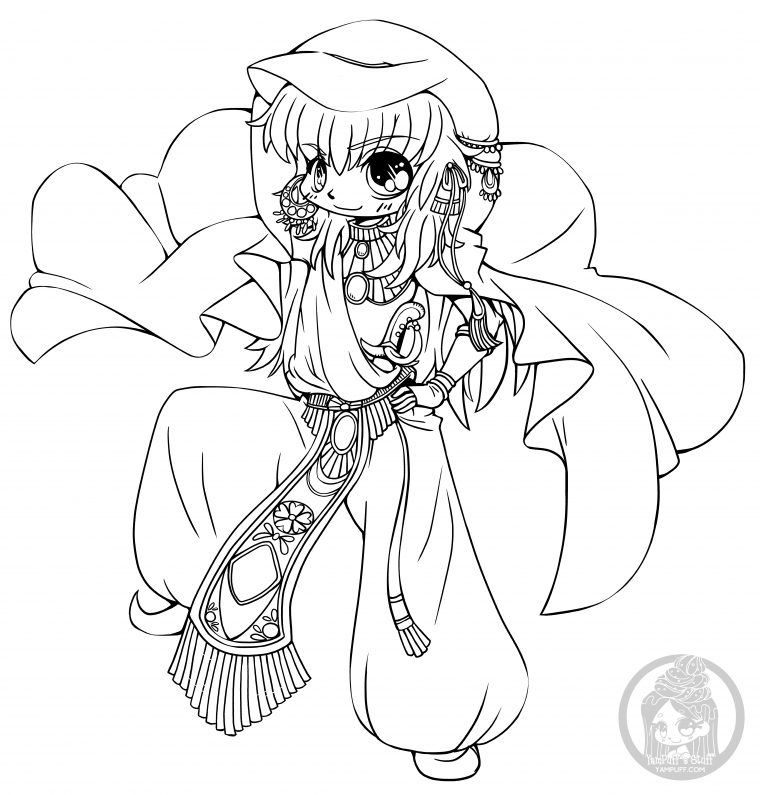 Fanart – Free Chibi Colouring Pages • Yampuff'S Stuff avec Coloriage Manga Chibi