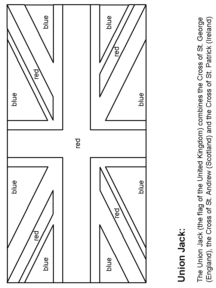 Flag1 England Coloring Pages & Coloring Book intérieur Image Drapeau Anglais À Colorier