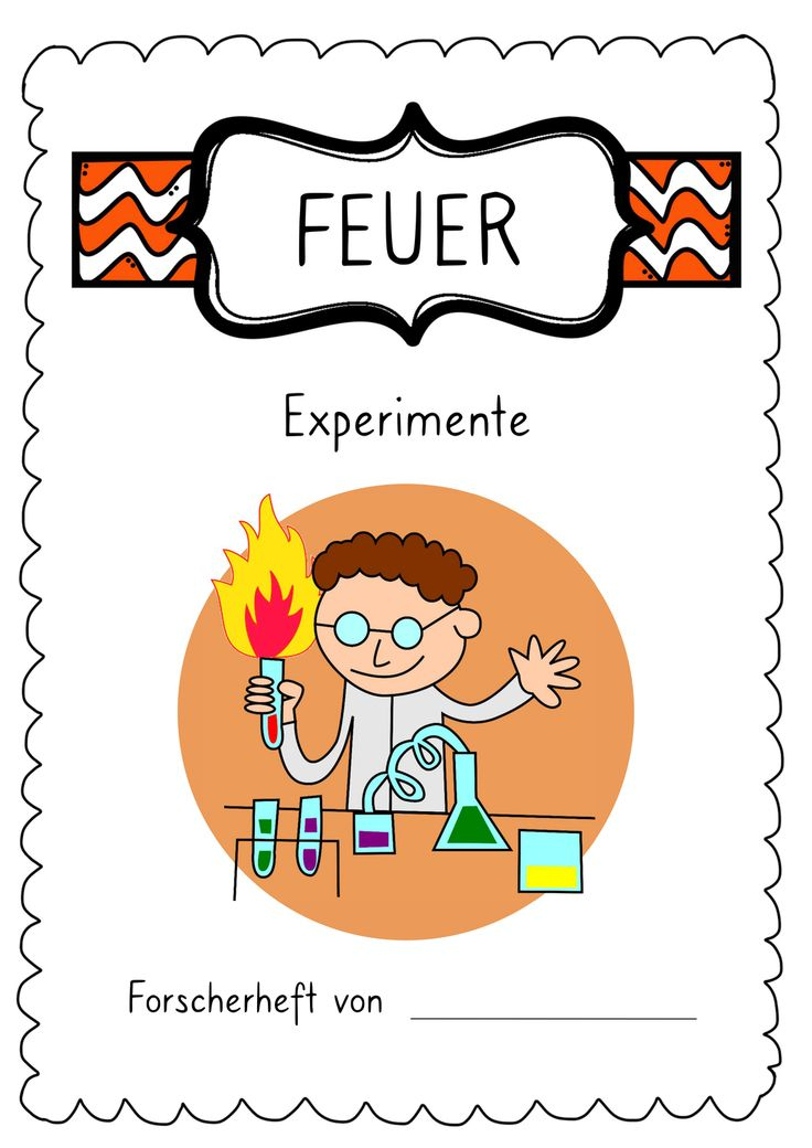 Forscherheft Experimente Thema Feuer – Unterrichtsmaterial concernant Experimente Zum Thema Feuer Im Kindergarten