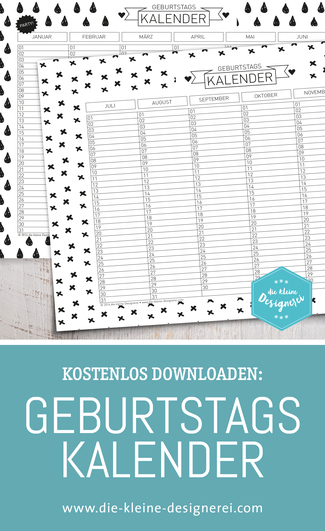 Free Download: Geburtstagskalender Mit Liebe Zu pour Geburtstagskalender Download Kostenlos