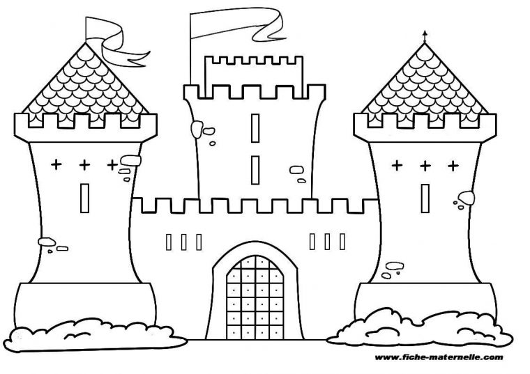 Génial Coloriage Chateau De Princesse A Imprimer | Des serapportantà Coloriage Chateau De Princesse