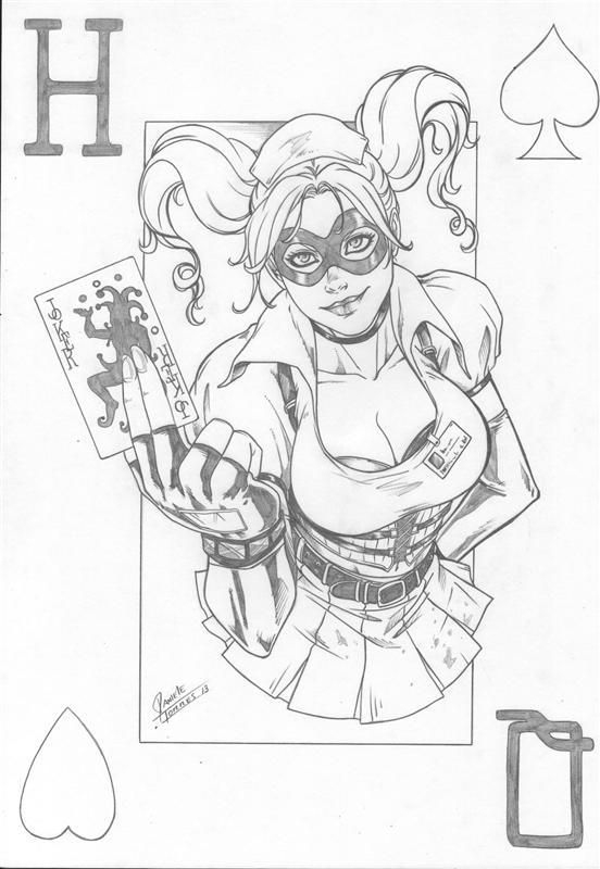 Harley Quinn By Dannith.deviantart On @Deviantart serapportantà Dessin A Imprimer Harley Quinn