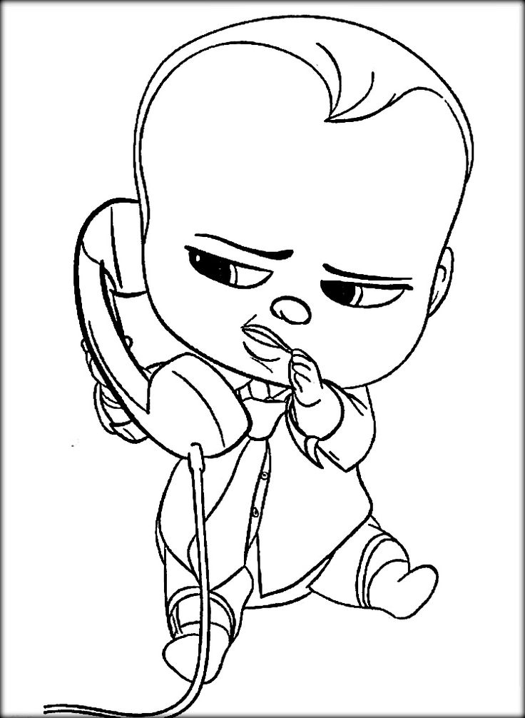 Here, There Is A Collection Of Boss Baby Coloring Pages avec Coloriage Baby Boss