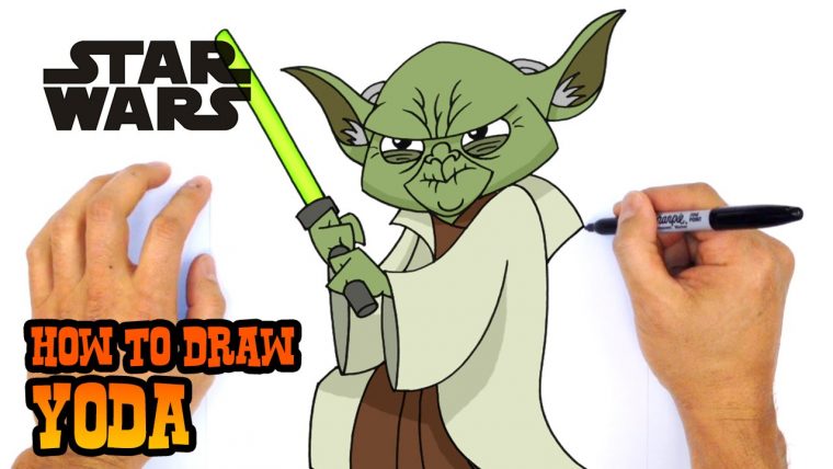 How To Draw Yoda | Star Wars – avec Dessin Star Wars Kawaii