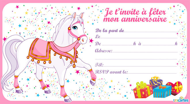 Image Carte Invitation Anniversaire 7 Ans Gratuite A Imprimer encequiconcerne Carte Invitation Anniversaire Fille Gratuite À Imprimer