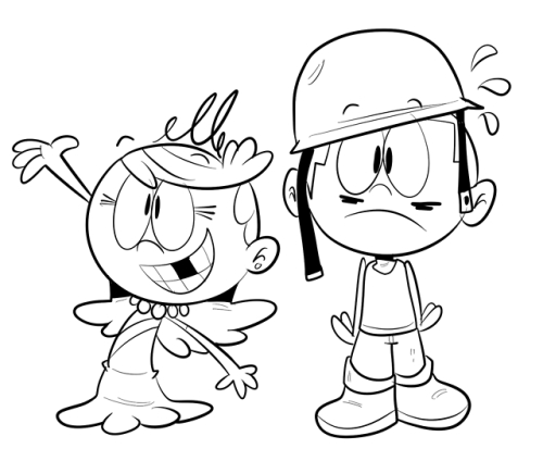 Image Result For The Loud House Lincoln And Ronnie Anne tout Coloriage Lincoln Loud