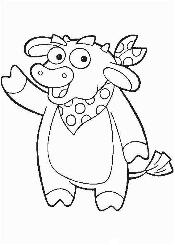 Imprimer Coloriage Dora The Explorer 001 Gratuit à Coloriage Dora En Ligne