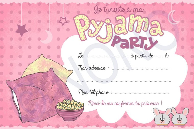 Invitation Anniversaire A Imprimer Fille : Carte avec Invitation Anniversaire Fille Gratuit