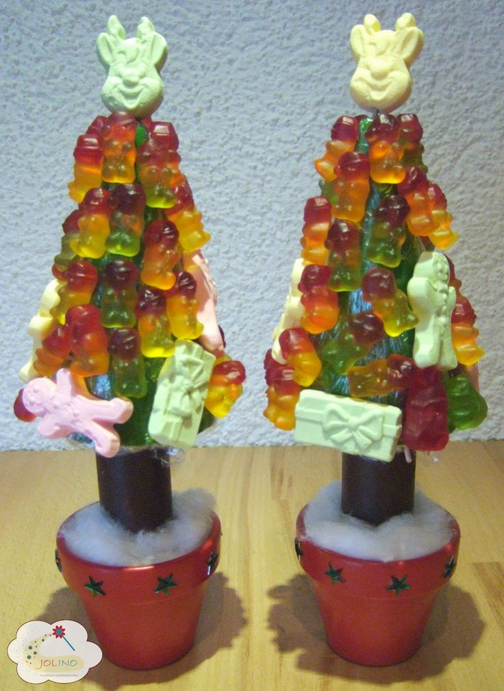 Jolino: Süße Vorweihnachtszeit – Gummibärchenbaum destiné Weihnachtsgeschenke Mit Kindern Basteln